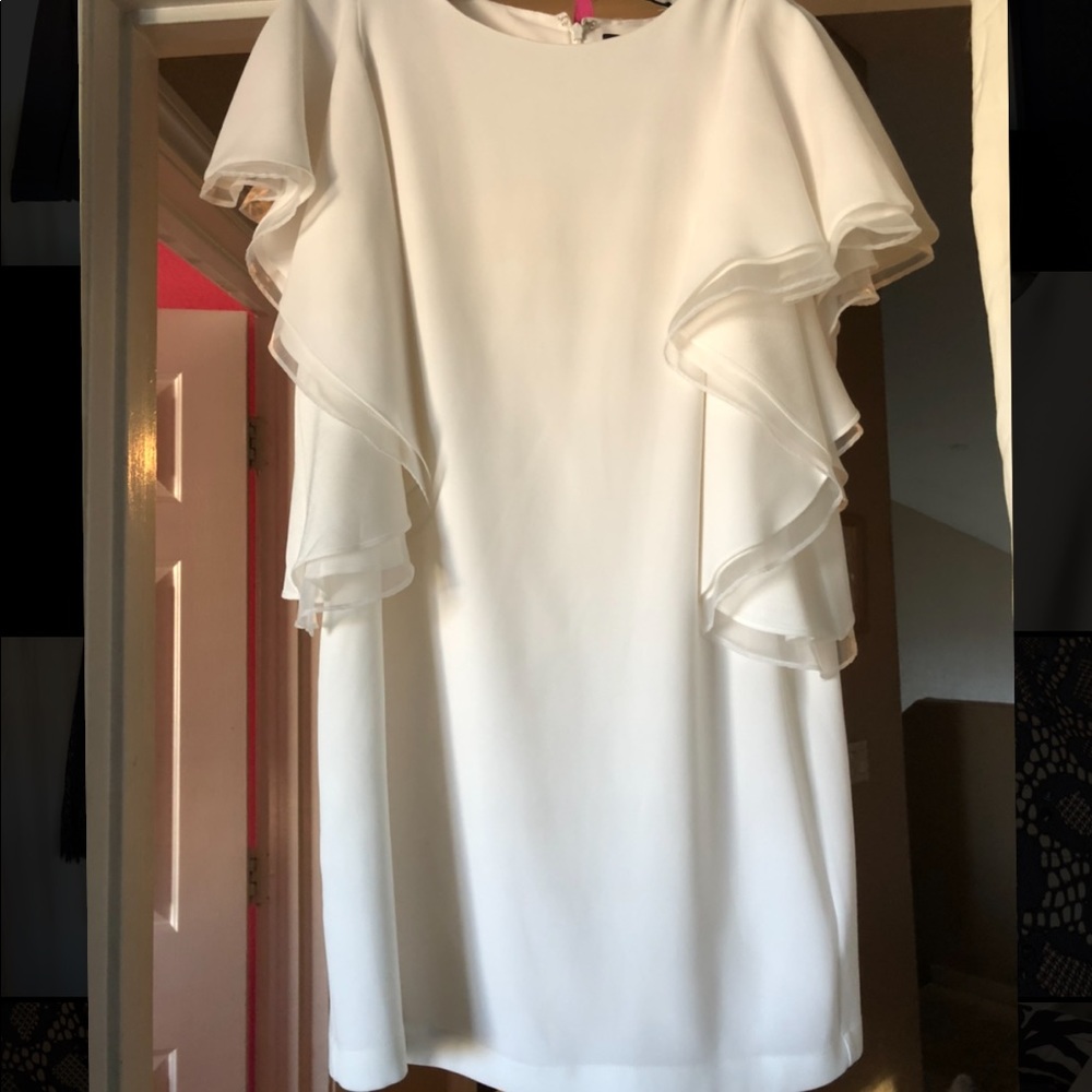 BCBG white dress